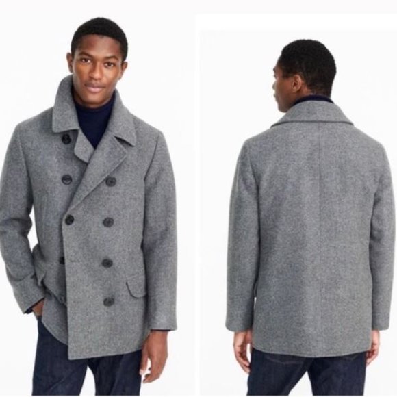 J Crew Mens Dock Peacoat | Poshmark